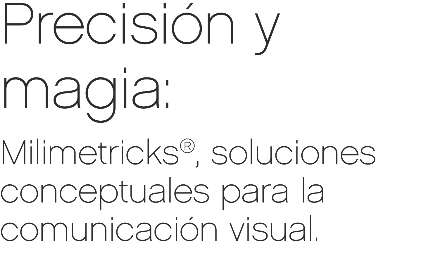 Milimetricks® · Comunicación Visual